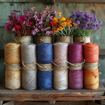 Flowers Pots in DIY Fabric Pots 
