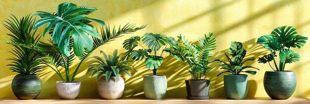 indoor planters  in  summer season
